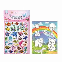 Наклейка декор. 14*24 "Подводный мир" YLD-021,022 Р307-13 Ткн717