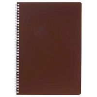 Тетрадь 96л. (клетка) А4 ХАТ спираль "SoloMatte-Шоколадный мусс" лам.софт-тач