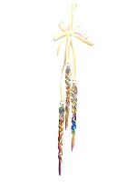 Подвесное украшение НГ ФЕНИКС "Сосульки" 92941 пластик/полиэстер,7*1*37см