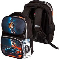 Ранец школьный deVENTE "Smart. No Limits" 7030504 жёст.,37*28*14см,800гр.,светоотр.эл.+часы