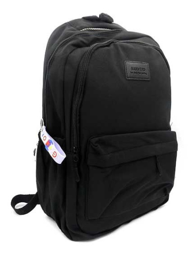 Рюкзак SANVERO BP19015 чёрный,42*30*21см,3отд.,4карм.,тракт.молния,брелок