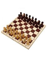 Игра настольная Рыжий кот "Шахматы" ИН-7520 обиходные, лак., с доской