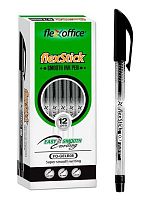 Ручка масл. шар. FlexOffice "FlexStick" FO-GELB08 BLACK чёрная,0,7мм