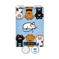 Блокнот ПС 24л. "Лапки" А7 спираль Бг24/67