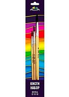 Набор кистей  3шт. АППЛИКА (белка №2,4,6) С3511-01