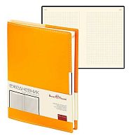 Ежедневник н/д А5 136л. BV кож.зам. "Metropol" 3-491/04 оранжевый,беж.бум.,клетка