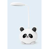 Светильник КОКОС "Панда" 217817 белый,с точилкой,на подставке,светодиод.украш.