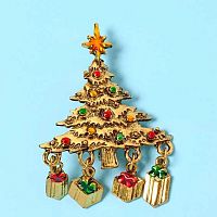 Брошь "Gold Podarok - Ёлочка" 545-0117