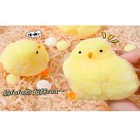 Игрушка-антистресс 1TOY Крутой замес "Пушок таба сквиш цыпленок" Т26403