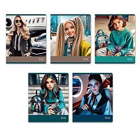 Тетрадь 48л. (линейка) SVETOCH "Загадочный взгляд" Т206 (01535)