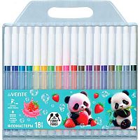 Фломастеры 18цв. deVENTE "Yummy Panda" 5082521 невент.колп.пластик.блист.