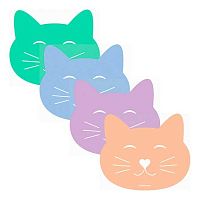 Доска для лепки А4 ЕК "Matt Pastel Bloom кошка" 61243 фигурн.,пластик.,асс.