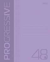 Тетрадь 48л. (клетка) ХАТ пластик.обл. "Progressive фиолетовая"