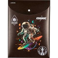 Папка-конверт на кнопке А4 deVENTE "Cosmic" 3079404 вертик.,300мкм