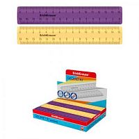 Линейка 15см EK "Iris" 57809 пластик.,асс.