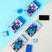 Ластик Inmorning "Cyberpank" LA MK-8051 ПВХ,4,9*2,6*1,1см,карт.держ.,асс.