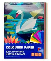 Бумага цв. двухстор. А4 40л.20цв. INTELLIGENT Jooydoo QD-21083 склейка