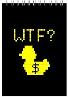 СБ Блокнот д/эскизов (скетчбук) А5-  40л. (верх. спираль) "Cool Duck" б/линовки,100г/м2 140*200