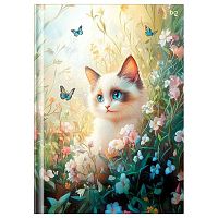 Бизнес-блокнот А4  80л. BG тв.обл. "На прогулке" 57565 мат.лам.,клетка