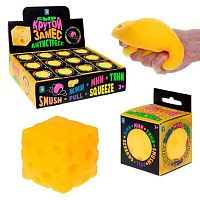 Игрушка-антистресс 1TOY Крутой замес "Сыр" 6см Т23823 асс.
