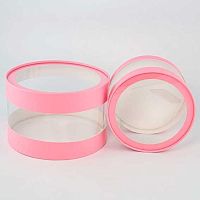 Коробка Микрос 2в1 аквашайба Ч37421 розовый,завальц.край (17*25/14*21см)