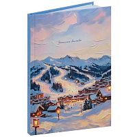 Записная книжка А5  80л. Проф-Пресс "Зимняя атмосфера-1" ЗК80-4062 тв.обл.,мат.лам.