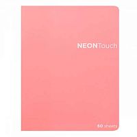 Тетрадь 60л. (клетка) ПЗБФ "НеонТач (оранжевая)" 027378  флуор.,софттач