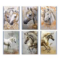 Блокнот А5  48л. SVETOCH "Королевский конь" Б262 (01737) клетка