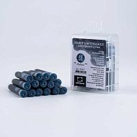 Картриджи д/перьевых ручек МАЛЕВИЧЪ 196452 индиго (15шт.)