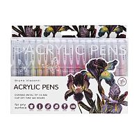 Набор акрил. ручек 36цв. BV Colors "Флора. Ирисы" 20-0501/02 1мм