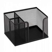 Подставка д/канц.принадл. ALINGAR AL13267 чёрная,метал.,3отд.,14,5*10*9,5см