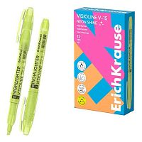 Маркер текст. EK Visioline V-15 "Neon Shine" 63545 жёлтый,скош.,0,6-3,5мм