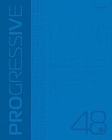 Тетрадь 48л. (клетка) ХАТ пластик.обл. "Progressive синяя"