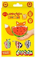 Фломастеры УТОЛЩ. 10цв. Каляка-Маляка ФАКМ10 аромат.,вент.колп.,кругл.корп.,трехгр.захват,к/к