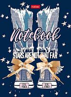 Бизнес-блокнот А6 160л. ХАТ ЛАЙТ "Girl power" 27348 клетка