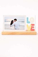 Фоторамка-ночник 24*13,5см АЛЕФ "Любовь" FH1675-1 светлое дерево