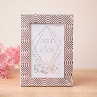 Фоторамка 10*15см "Верона" бежевая,пластик 640-1195