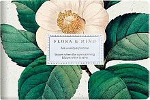 Еженедельник 2025г. А6  64л. INFOLIO кож.зам. "Flora" I1588/beige бежевый,интегр.обл.,тисн.фольг.