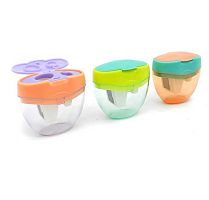 Точилка с контейнером 3отд. KEYROAD "Jelly Gel" KR973106 пластик,асс.