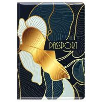 Обложка д/паспорта КЛЕРК Night Tropic 230854 ПВХ,печать б/уголков