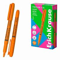Маркер текст. EK VisioLine V-15 Классика Неон 65571 оранж.,скош.,0,6-3,6мм