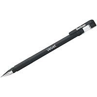 Ручка гелевая Berlingo "Velvet" CGp_50125 чёрная,0,5,прорезин.корпус