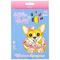 Карандаши 18цв. КОКОС "ERGO Light Pretty Puppy" 210718 трёхгр.толст.корп,к/к,е/подвес