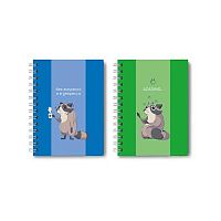 Записная книжка А6  80л. SVETOCH спираль "Перезагрузка" ЗК221 (01579) тв.обл.,мат.лам.