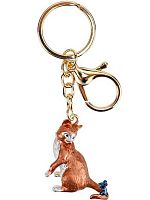 Брелок д/ключей Миленд "Котик с мышкой" Т-7199  4*6,5см