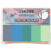 Набор самокл. этикеток-закладок deVENTE "Marandi" 2011206 45*20мм,5цв.*20л.,п/прозр.пласт.
