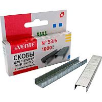 Скобы №53/6 deVENTE 1000шт. 4141306 оцинкованные,к/к