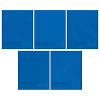 Тетрадь 48л. (клетка) КанцБиз "Синяя" 13983/5 твин уф-лак