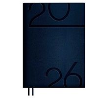 Ежедневник 2026г. А5+ 176л. ESCALADA кож.зам. "Думай как миллиардер. Кассандра синий" 70213