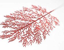 Ветка-лист водоросли мерцающий красный ФРФ 4.219 (1010237)